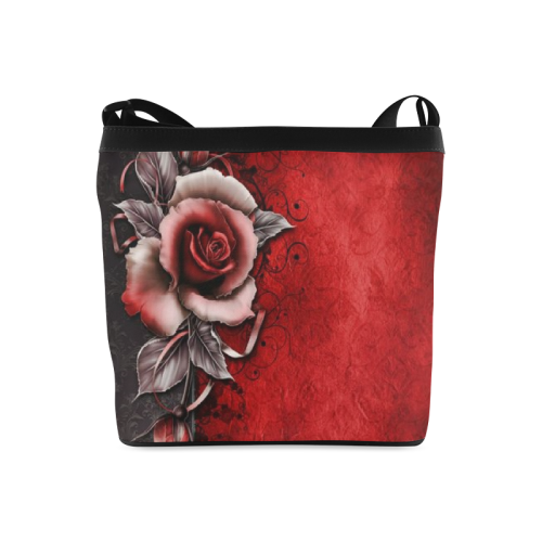 Gothic Rose Crossbody Bags (Model 1613)