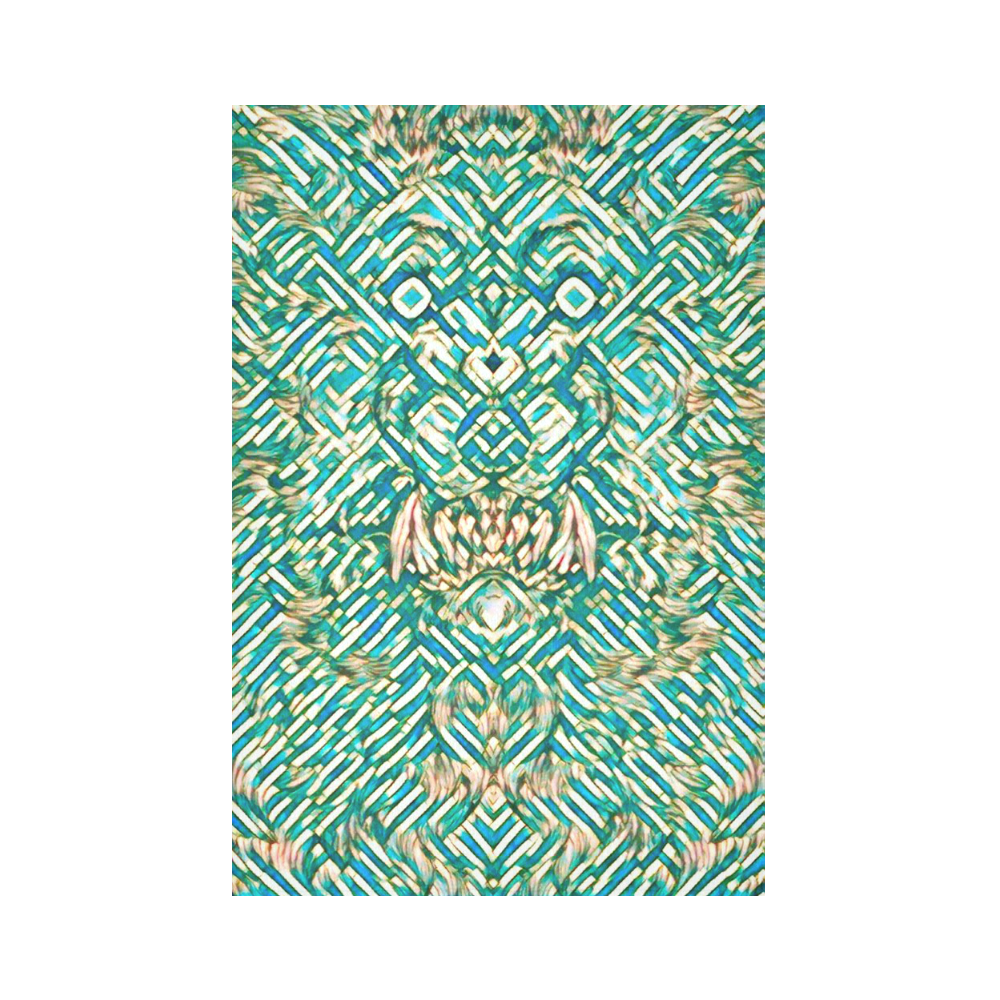 3D Celtic Werewolf Cotton Linen Wall Tapestry 60"x 90"