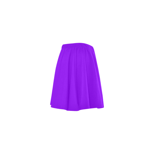 color electric violet Mini Skating Skirt (Model D36)