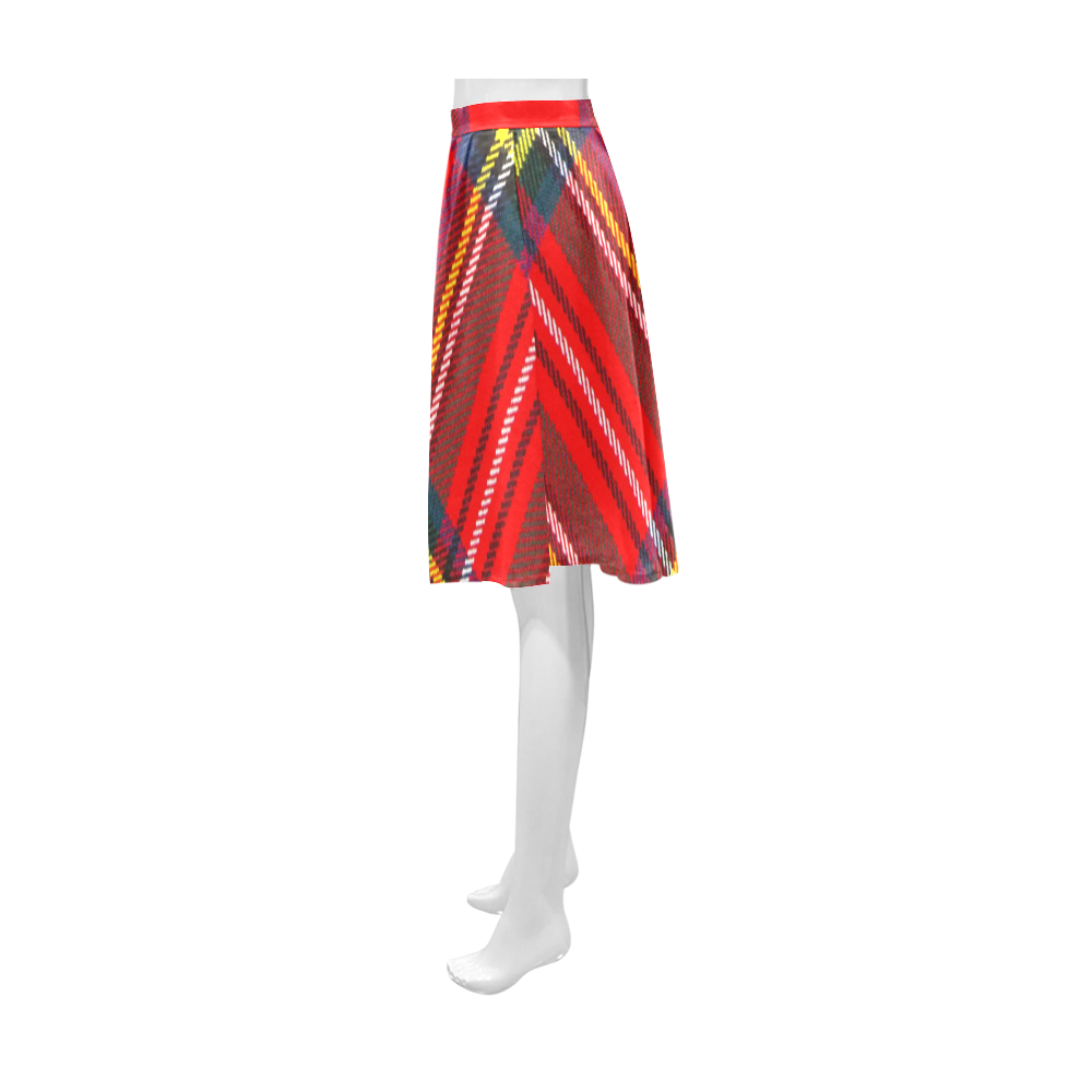 STEWART ROYAL MODERN HEAVY WEIGHT TARTAN Athena Women's Short Skirt (Model D15)