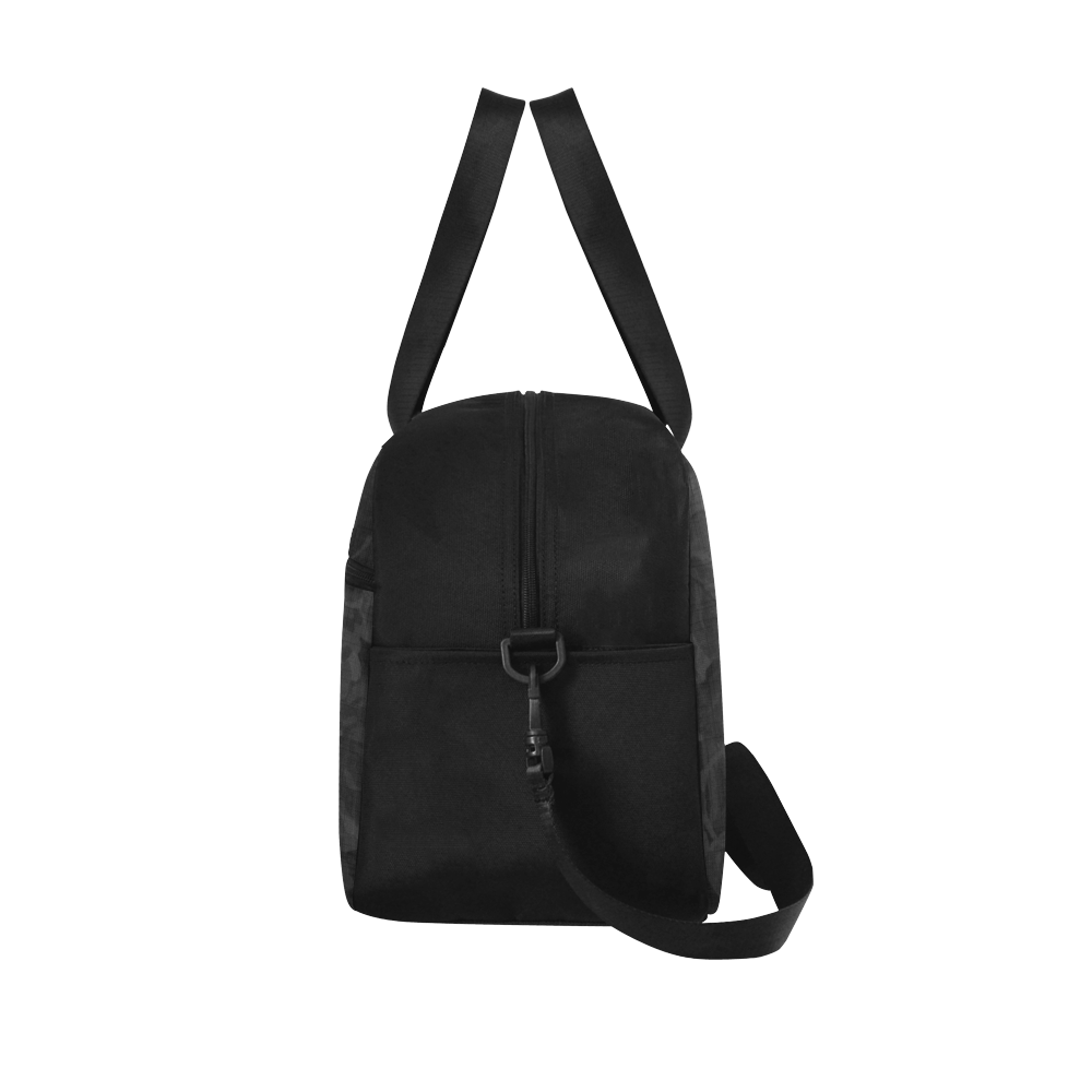 black damask gym bag front Fitness Handbag (Model 1671)