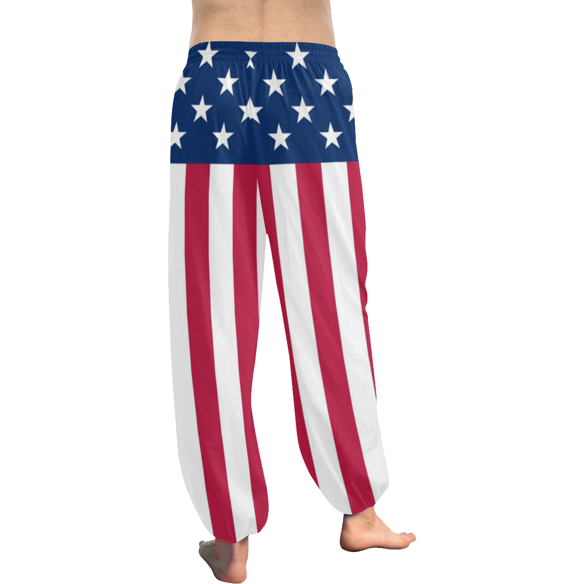 American Flag Bohemian Pants Women's All Over Print Harem Pants (Model L18)