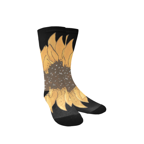 LG Sunflower Custom Socks for Women