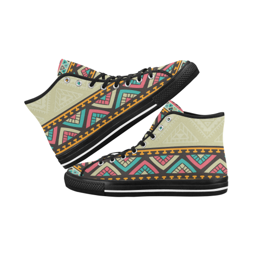 Beautiful Ethnic Tiki Design Vancouver H Women's Canvas Shoes (1013-1)