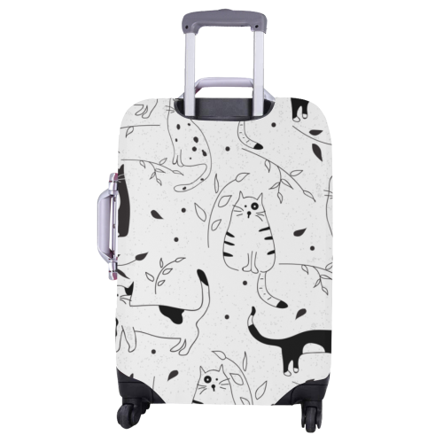 black cats white cats Luggage Cover/Large 26"-28"