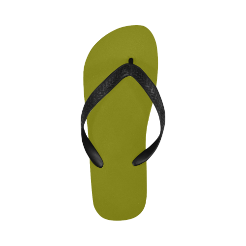 color olive Flip Flops for Men/Women (Model 040)