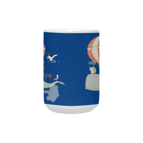 Just a flying Whale Custom Ceramic Mug (15OZ)