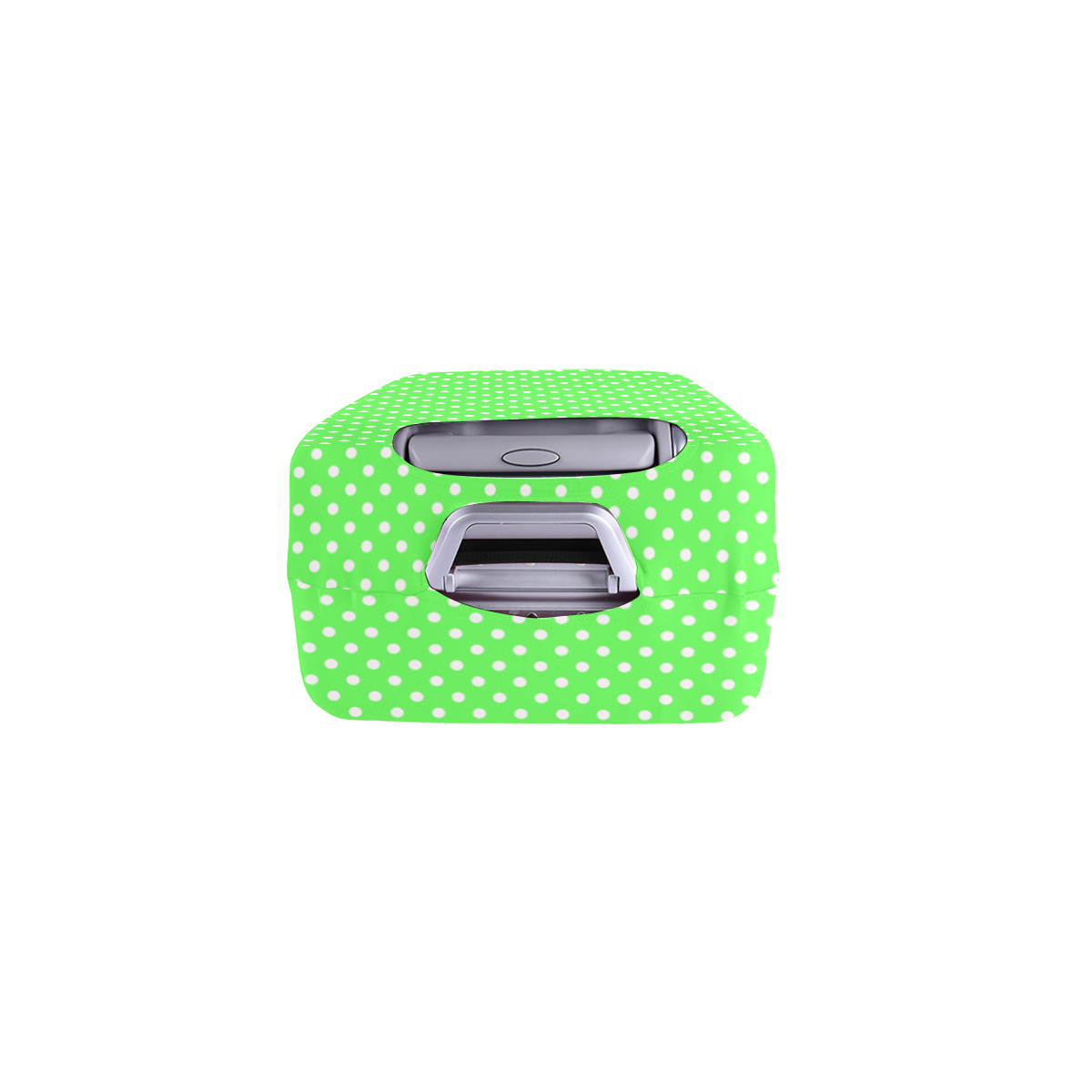 Eucalyptus green polka dots Luggage Cover/Small 18"-21"