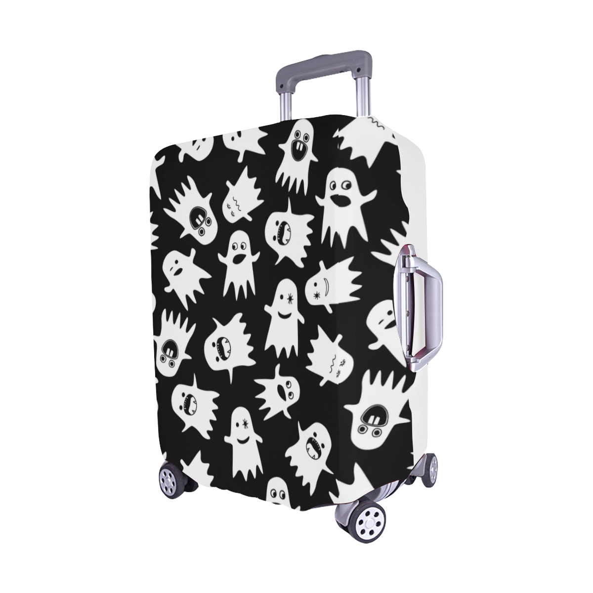 Halloween Ghosts Luggage Cover/Medium 22"-25"