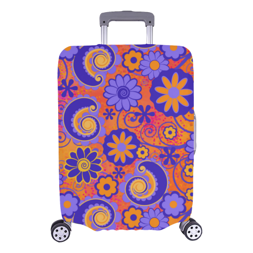 Luggage Cover Fun Flowers Luggage Cover/Large 26"-28"
