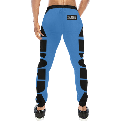 Yahshua Joggers (Blue) Men's All Over Print Sweatpants (Model L11)
