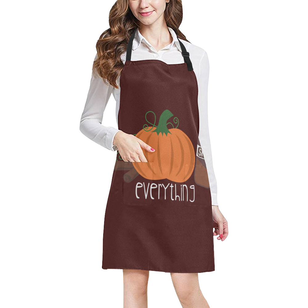 Pumpkin Spice Everything All Over Print Apron