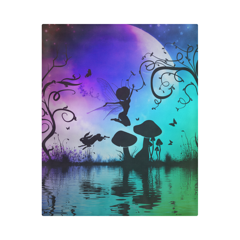 Happy fairy in the night Duvet Cover 86"x70" ( All-over-print)