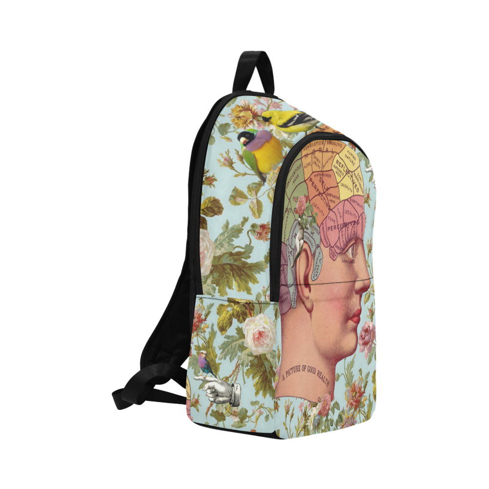 Away with the Birds Fabric Backpack for Adult (Model 1659)