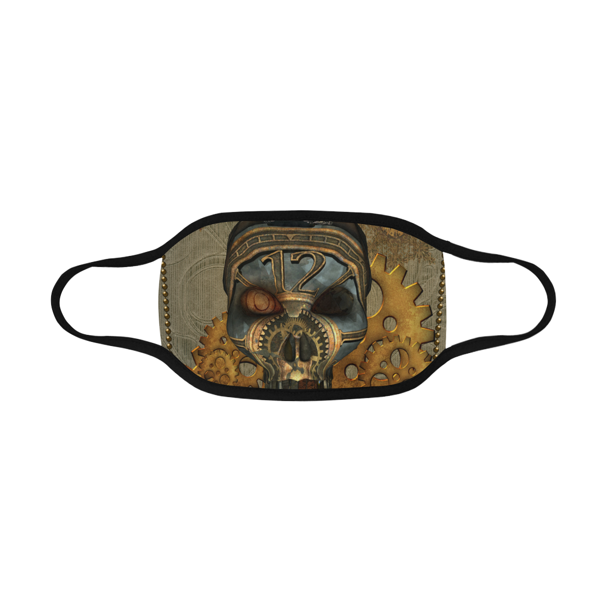 Awesome steampunk skull Mouth Mask