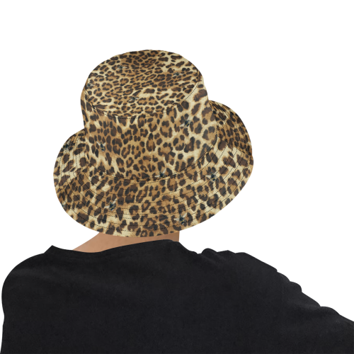 Buzz Leopard All Over Print Bucket Hat for Men