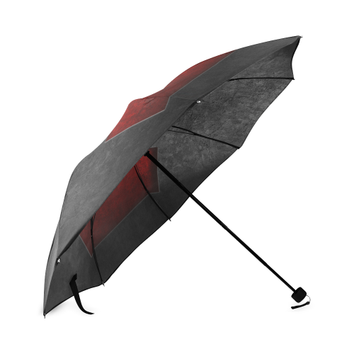 Canadian Flag Stone Texture Foldable Umbrella (Model U01)