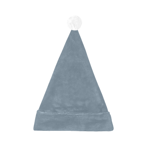 color light slate grey Santa Hat