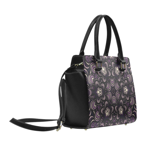 abstract pattern Classic Shoulder Handbag (Model 1653)