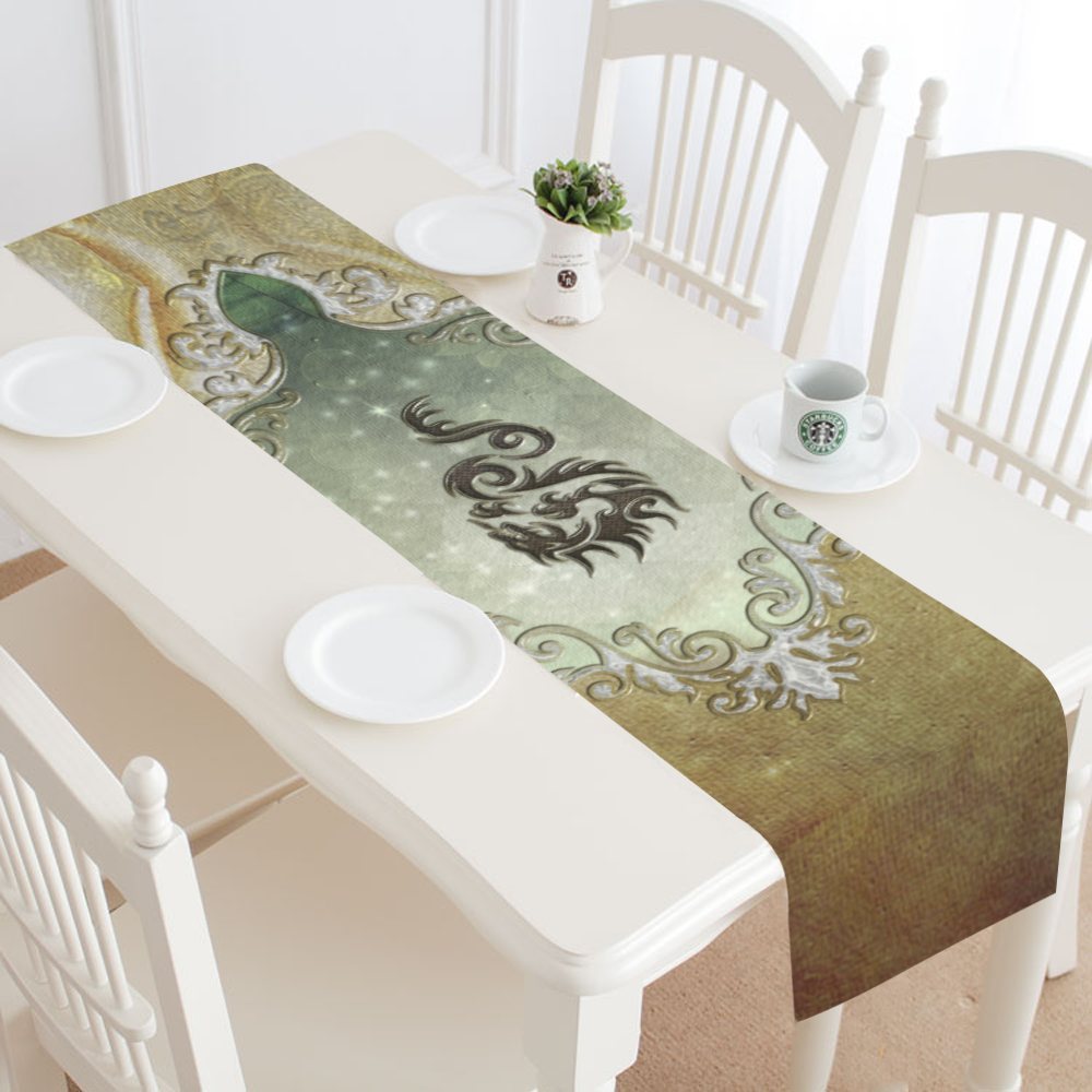 Awesome tribal dragon Table Runner 16x72 inch