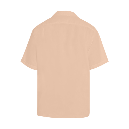 color apricot Hawaiian Shirt (Model T58)