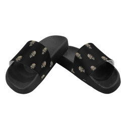 sparkling skulls C by JamColors Women's Slide Sandals (Model 057)