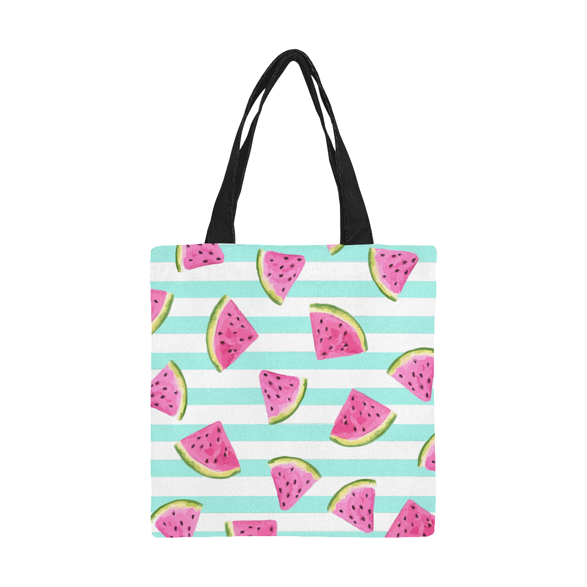 Watermelon All Over Print Canvas Tote Bag/Small (Model 1697)