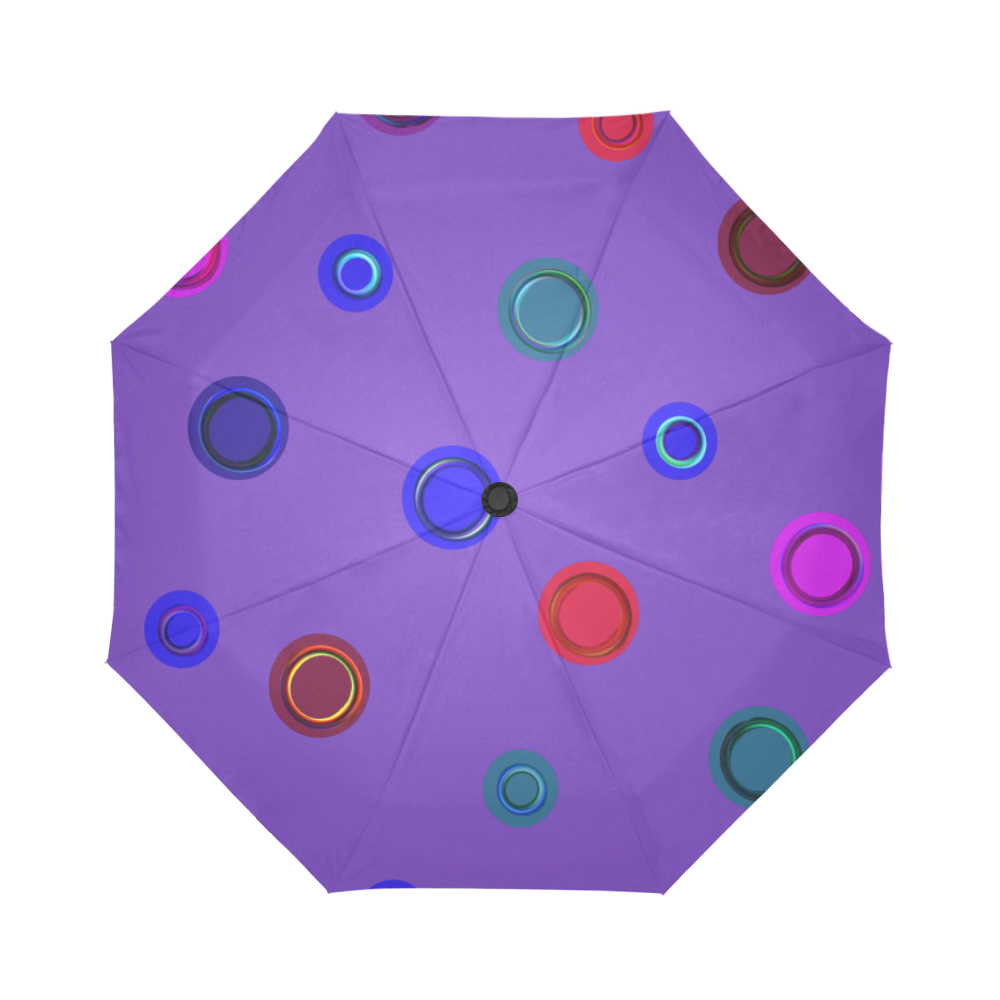 Happy circles Auto-Foldable Umbrella (Model U04)