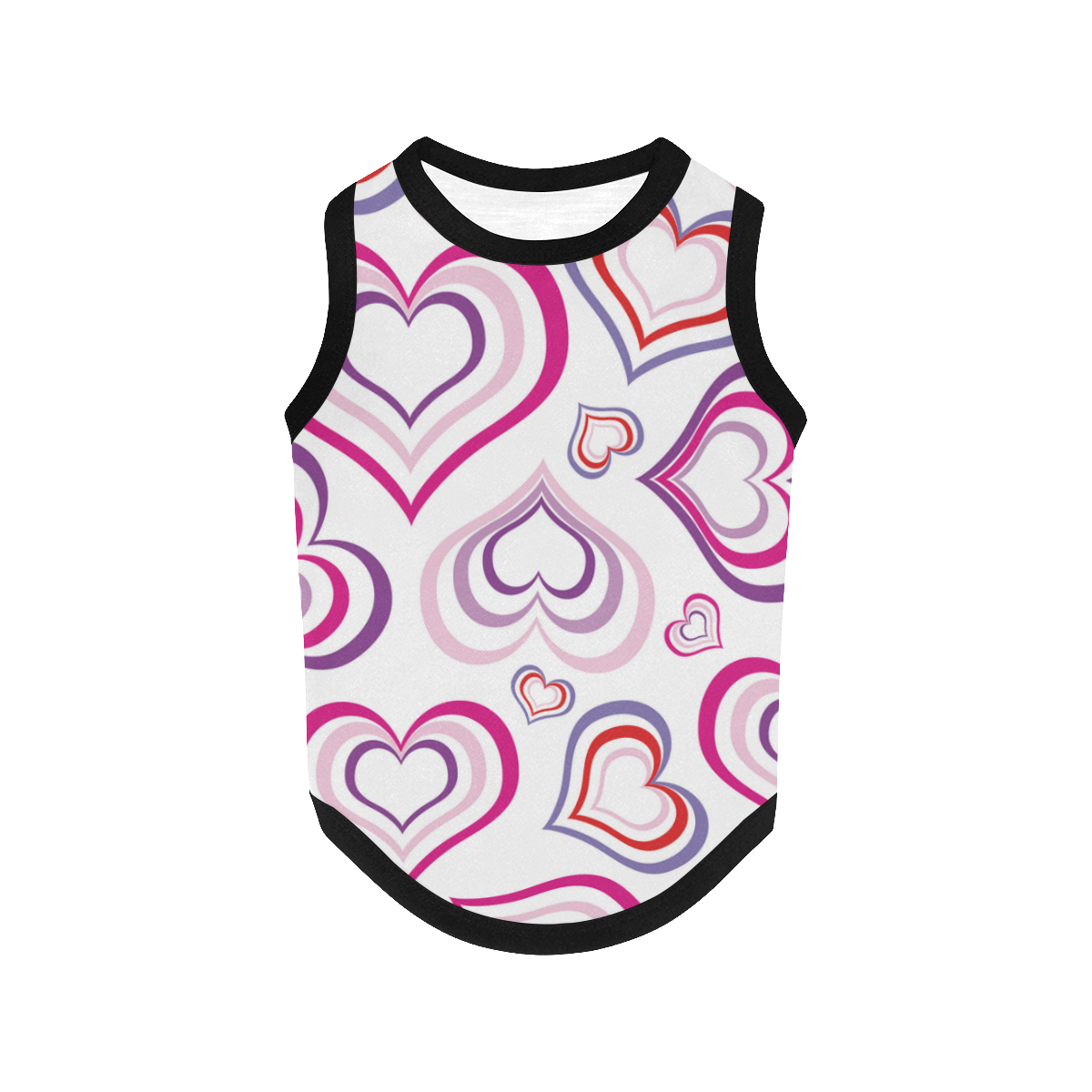 Hearts FOR YOU All Over Print Pet Tank Top