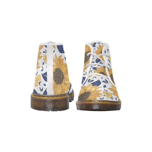 Sunflower Women's Boots Women's Canvas Chukka Boots (Model 2402-1)