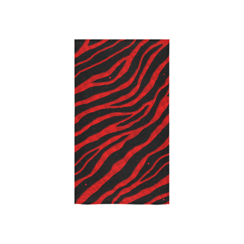 Ripped SpaceTime Stripes - Red Custom Towel 16"x28"