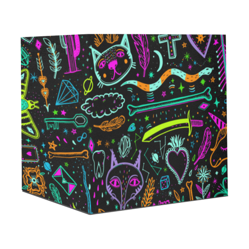 Funny Nature Of Life Sketchnotes Pattern 3 Gift Wrapping Paper 58"x 23" (1 Roll)