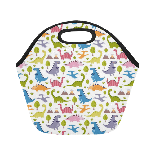 Dinosaur Pattern Neoprene Lunch Bag/Small (Model 1669)