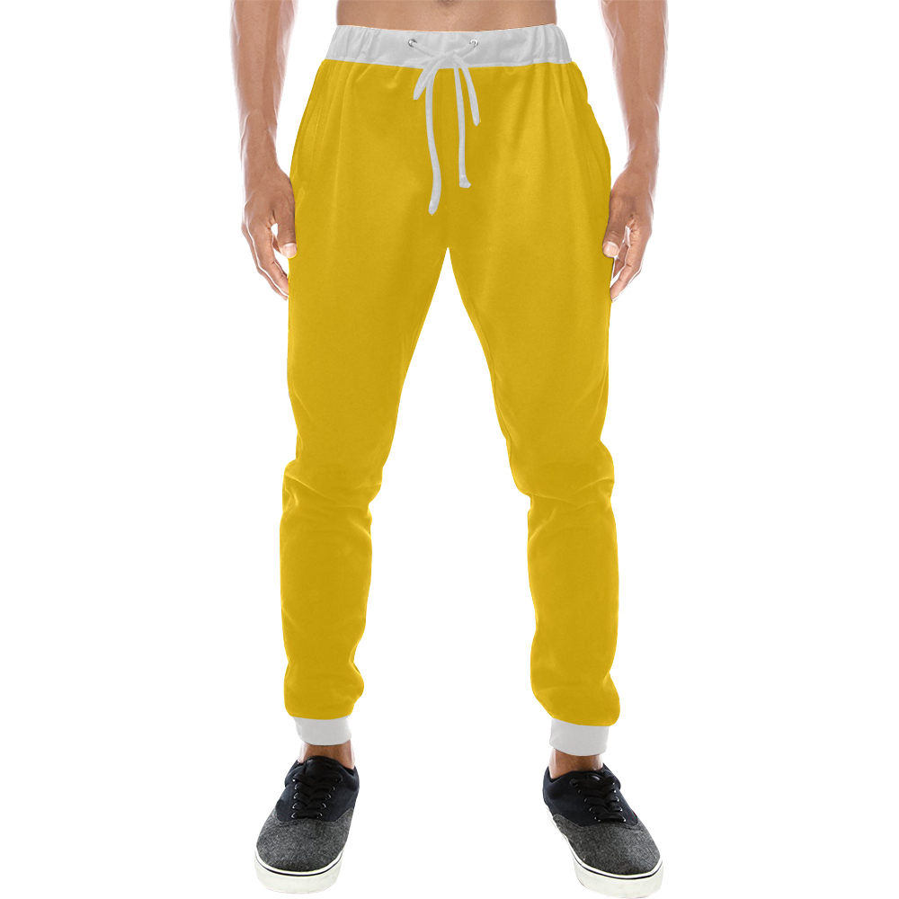 color mango Men's All Over Print Sweatpants (Model L11)