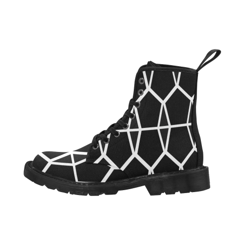 labyrinth Martin Boots for Men (Black) (Model 1203H)