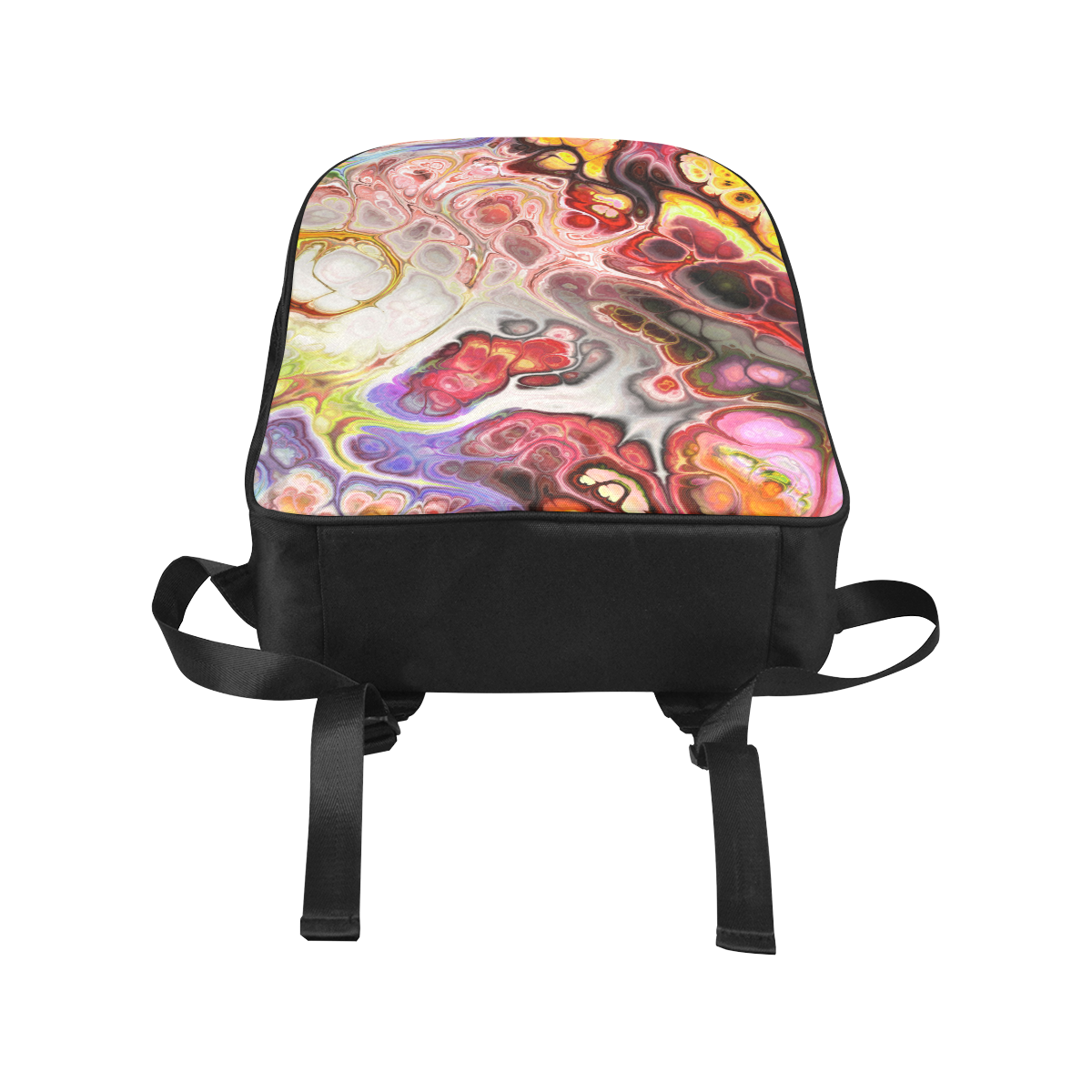 Colorful Marble Design Popular Fabric Backpack (Model 1683)