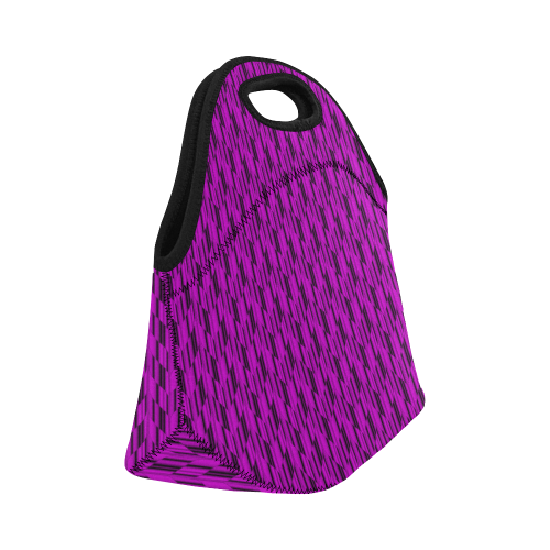 abstract pattern Neoprene Lunch Bag/Small (Model 1669)