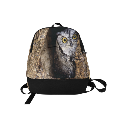 OWL IN HOLE Fabric Backpack for Adult (Model 1659)