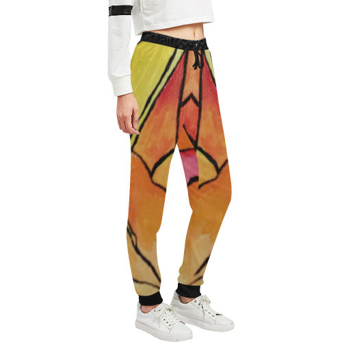 ABSTRACT Unisex All Over Print Sweatpants (Model L11)