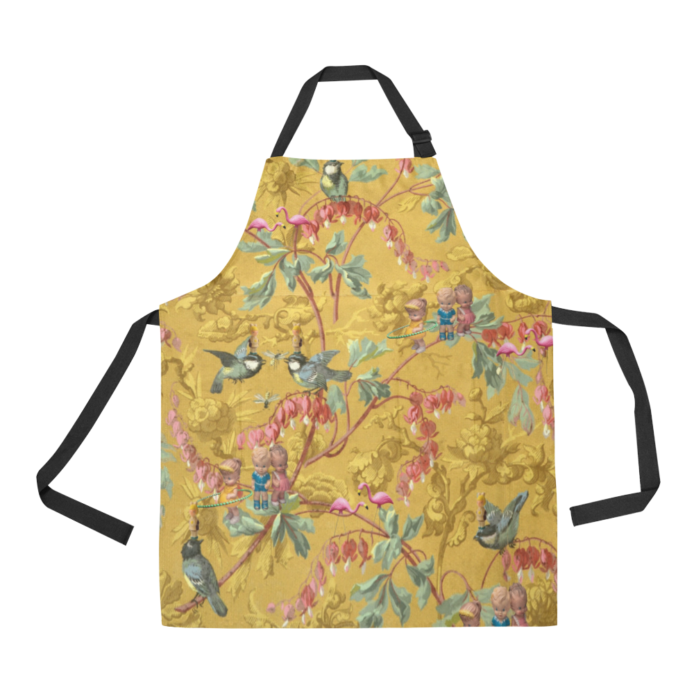 Hooping in the Spring Garden All Over Print Apron