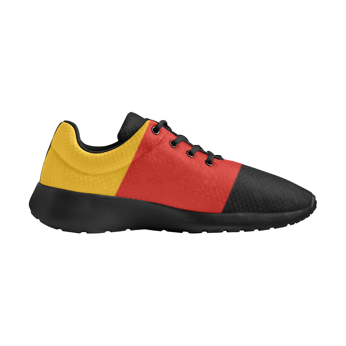 German Flag Colored Stripes Women's Athletic Shoes (Model 0200)