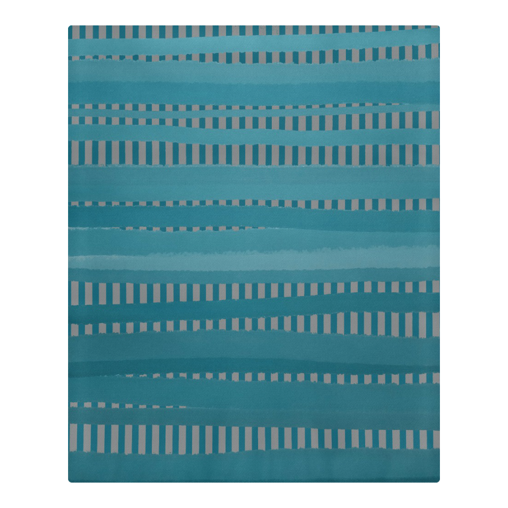 Striped Paint 3-Piece Bedding Set