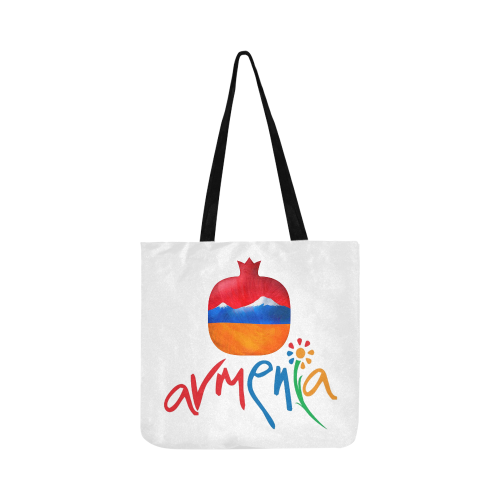 Armenian Pomegranate Reusable Shopping Bag Model 1660 (Two sides)