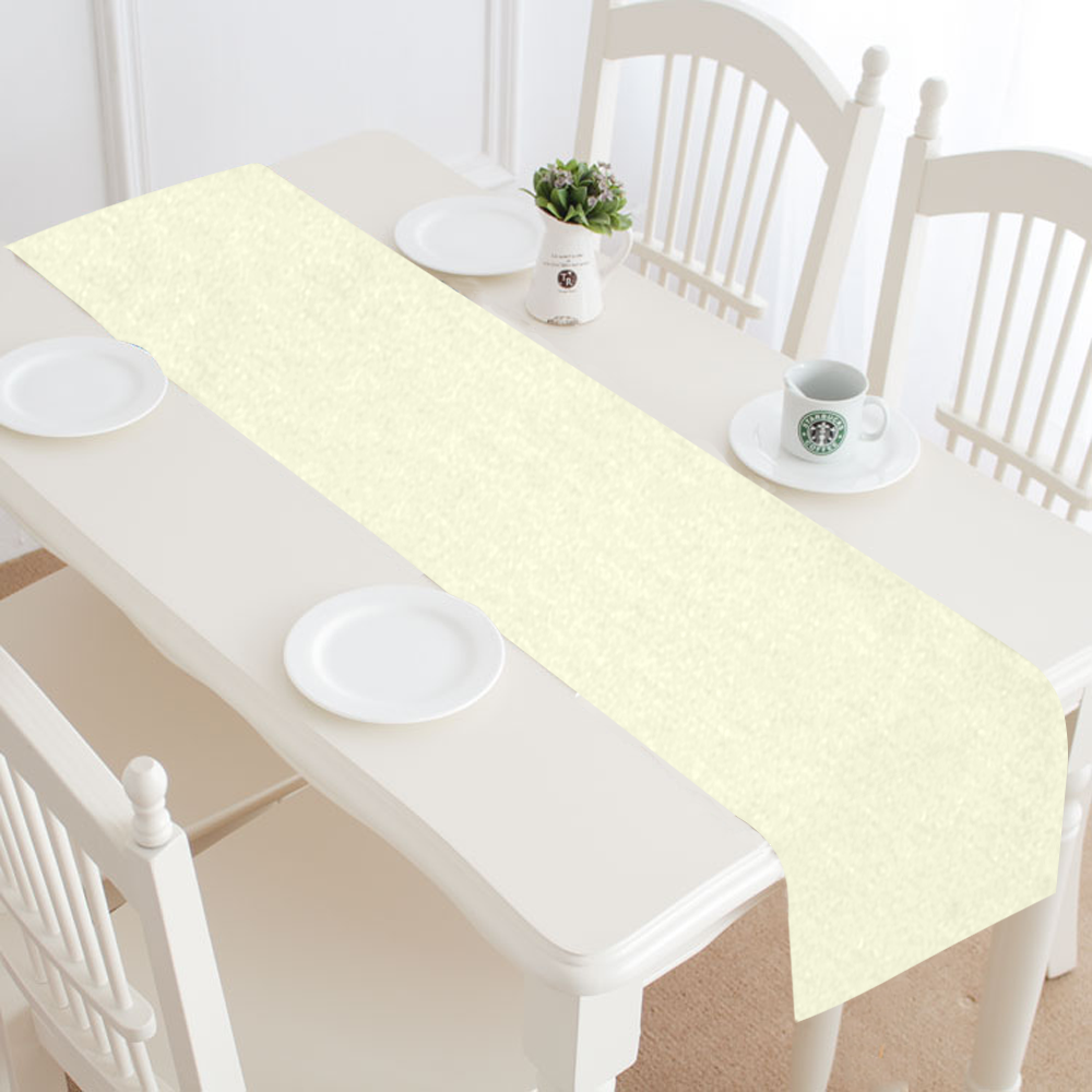color light yellow Table Runner 16x72 inch