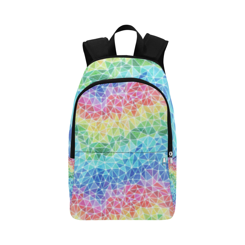 Brain Waves Fabric Backpack for Adult (Model 1659)