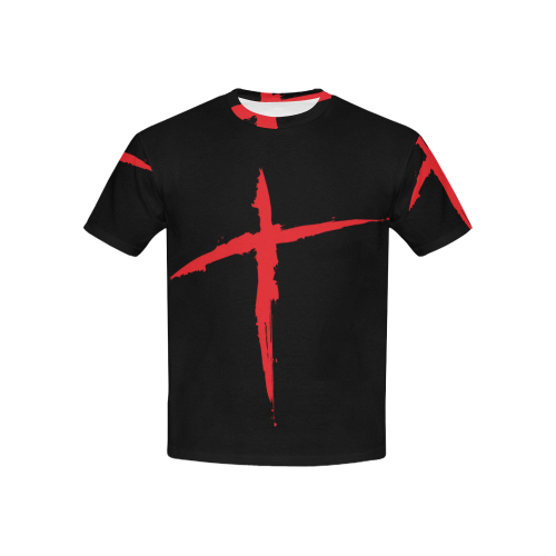 Kids Yahshua signature Red Kids' All Over Print T-shirt (USA Size) (Model T40)