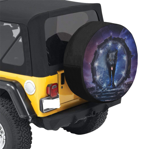 Awesome wolf 34 Inch Spare Tire Cover