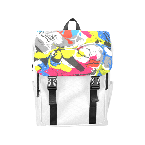 Colorful distorted shapes2 Casual Shoulders Backpack (Model 1623)