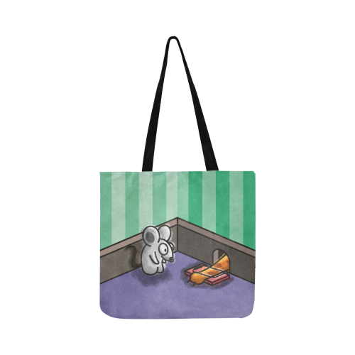 Dumb Cat Reusable Shopping Bag Model 1660 (Two sides)