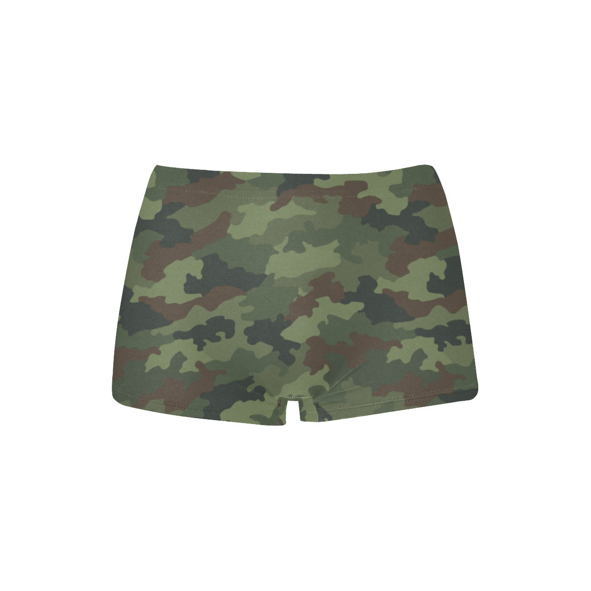 Yugoslav MD89 Hrastov List camouflage Women's All Over Print Boyshort Panties (Model L31)